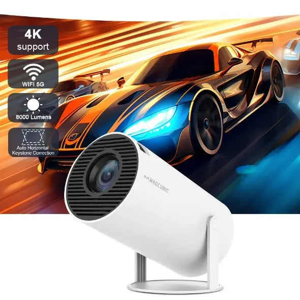 BarrelSmart HD Home Projector Velmora