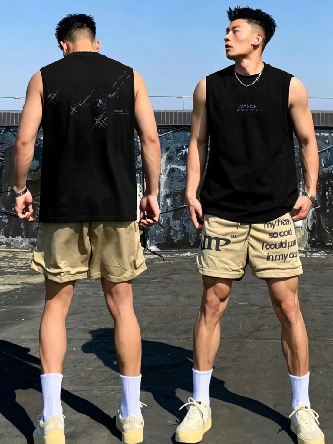 Men's Heavyweight Cotton Sports Tank Top My Store
