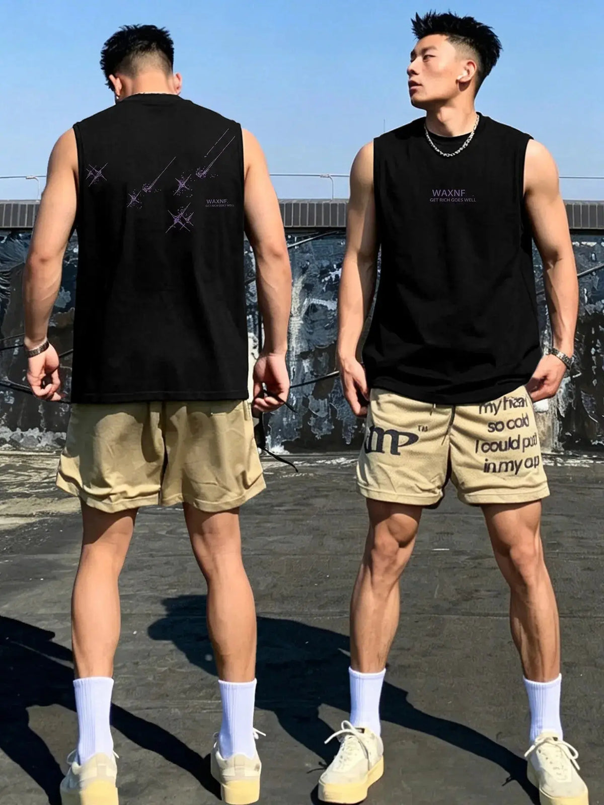 Men's Heavyweight Cotton Sports Tank Top My Store