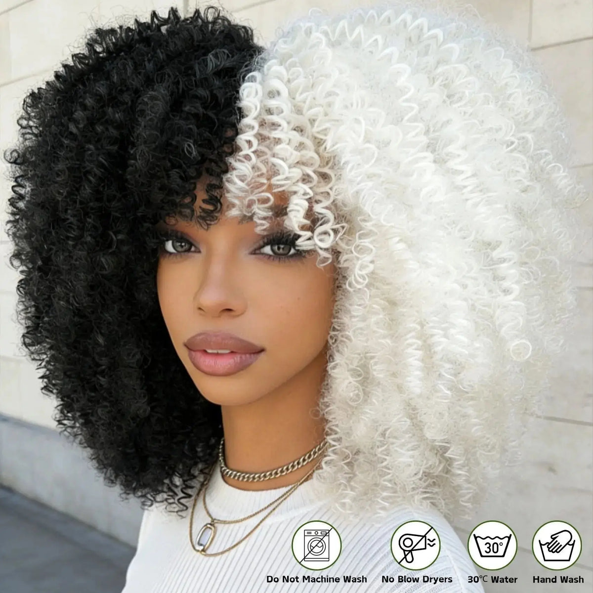Short Curly Synthetic Wigs My Store