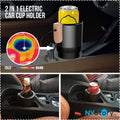2 in 1 Electric Car Cup Holder Velmora