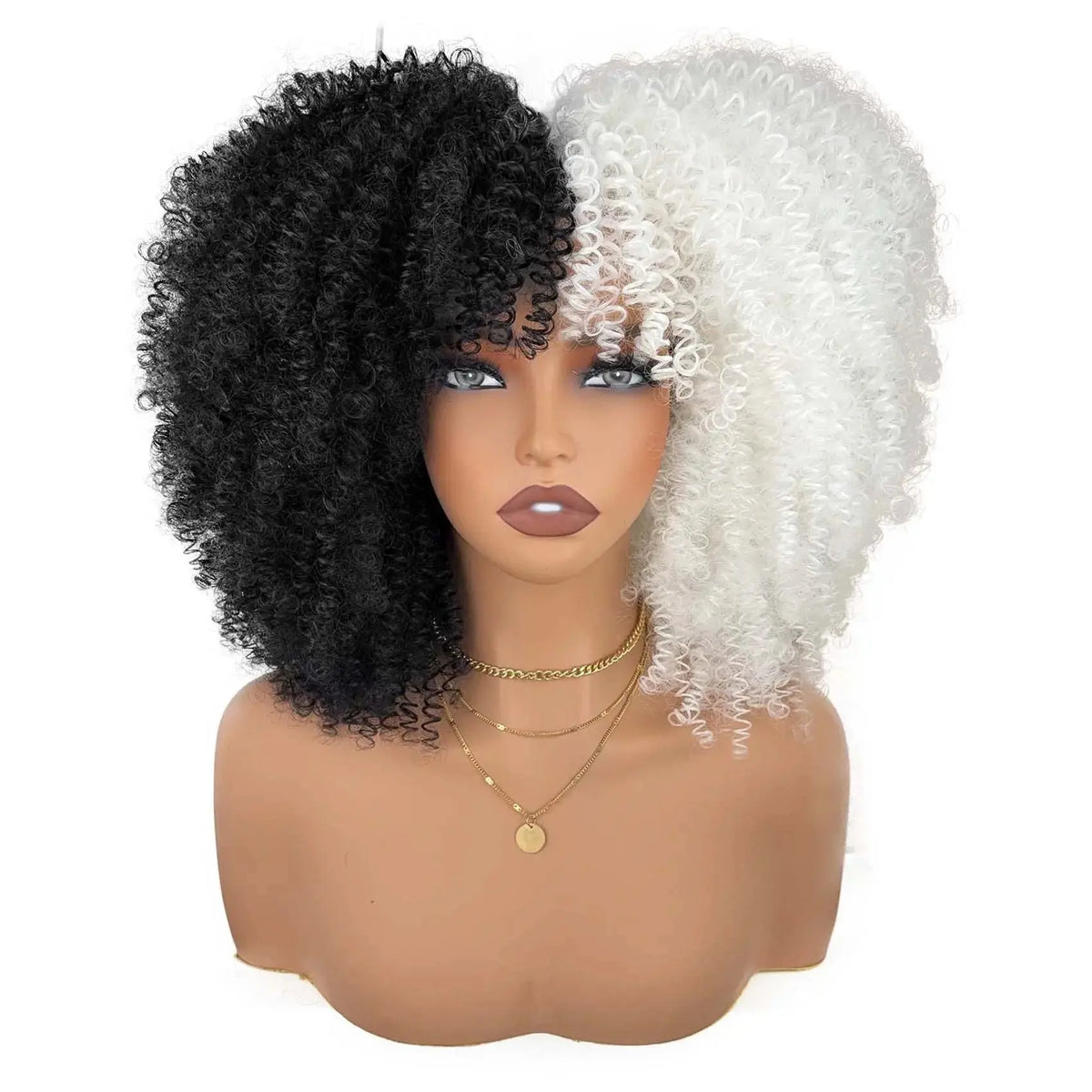 Short Curly Synthetic Wigs My Store