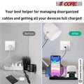 5Core Fast 3 in 1 Wireless Charging Station 10W Phone Watch Earpod Charger Velmora
