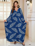 Cotton Printed Vacation Beach Long Dress for Women, Loose Long Dress, Bikini Cover-Up, Sun Protection Clothing My Store