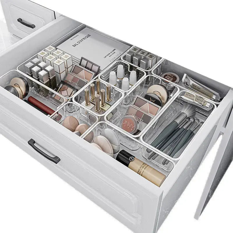 Clear Modular Drawer Organizer Box With Dividers My Store