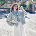 Stitched Denim Jacket My Store