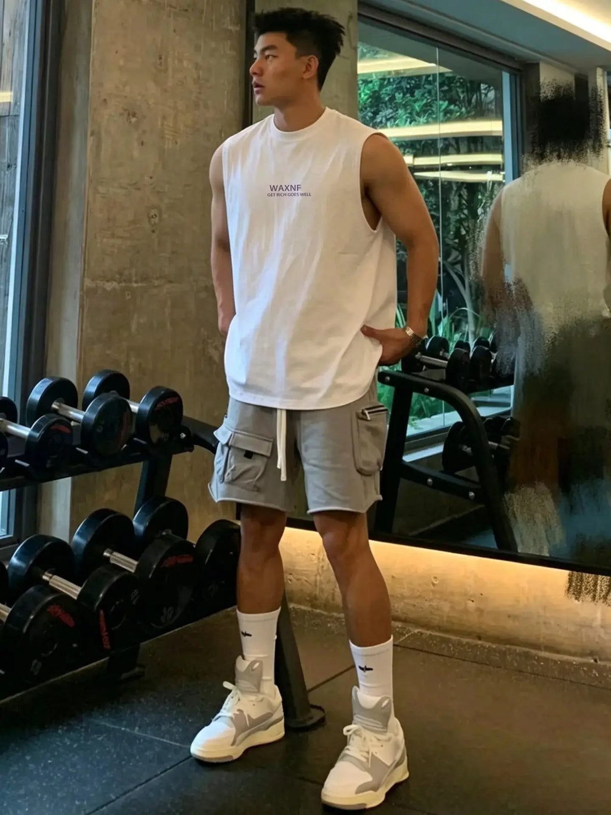 Men's Heavyweight Cotton Sports Tank Top My Store