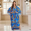 Cotton Printed Vacation Beach Long Dress for Women, Loose Long Dress, Bikini Cover-Up, Sun Protection Clothing My Store