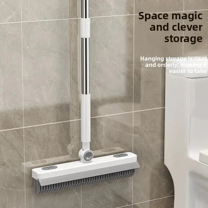 Long Handle Multi-Surface Floor Brush With Squeegee My Store