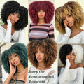 Short Curly Synthetic Wigs My Store