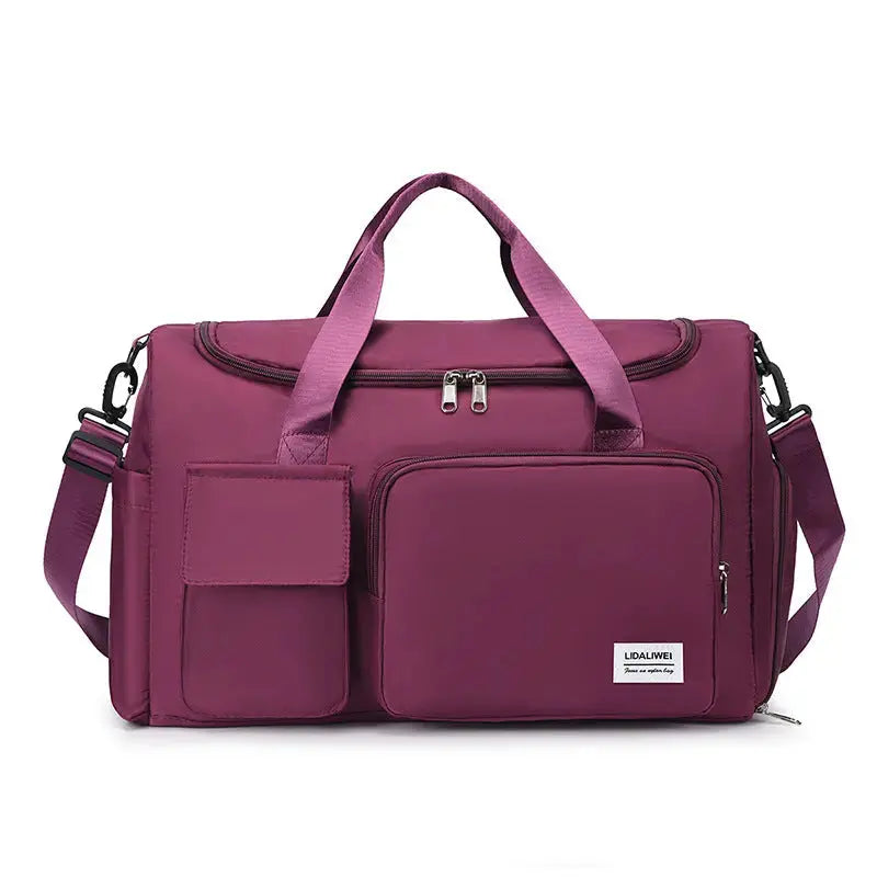 New Portable Travel Bag Dry And Wet Separation Swimming Sports Fitness Bag Short Business Trip Lightweight Luggage Bag Yoga Bag My Store