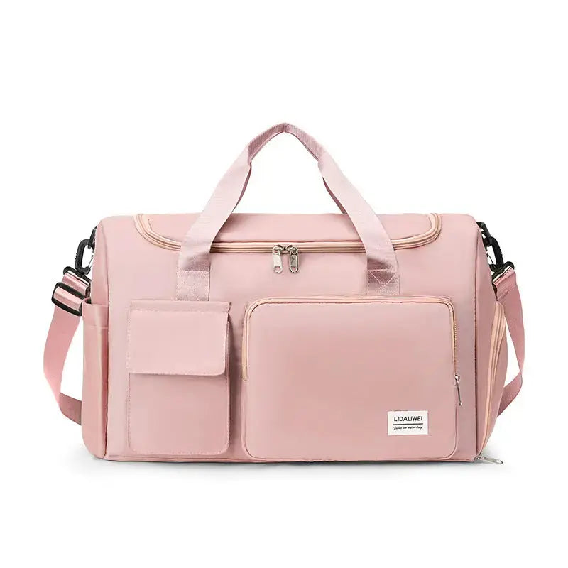 New Portable Travel Bag Dry And Wet Separation Swimming Sports Fitness Bag Short Business Trip Lightweight Luggage Bag Yoga Bag My Store