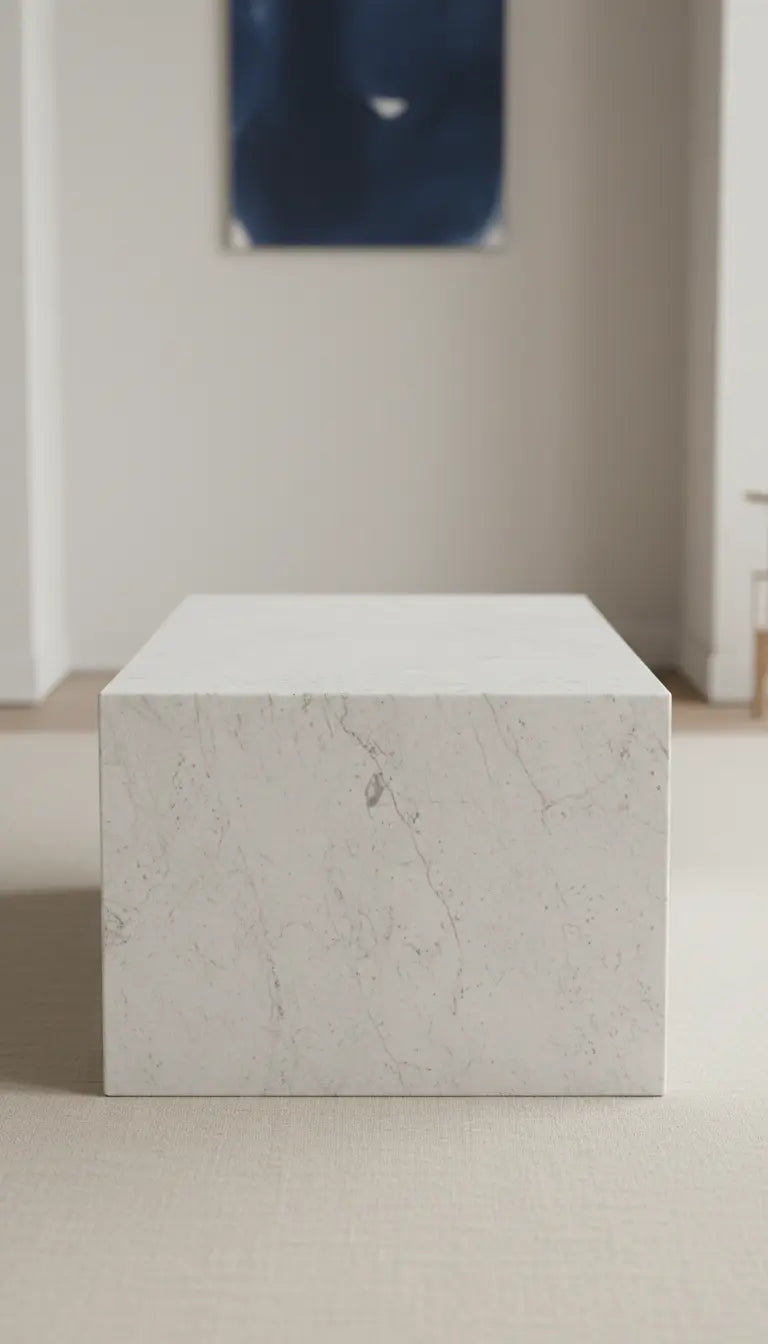 White marble coffee table Velmora