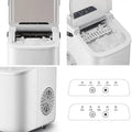 PSZ6Y10 Home Ice Maker-Outdoor Camping Ice Production 12kg/day bullet ice maker-PVC BPA-free, quick ice production. Coffee ice cubes, car fridge compatible. Alcohol ice maker with a Doba