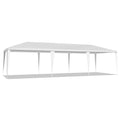 10'x30' Outdoor Party Tent with 8 Removable Sidewalls, Waterproof Canopy Patio Wedding Gazebo, White (self-pickup ONLY) Doba