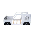Twin Size Classic Car-Shaped Platform Bed with Wheels Doba