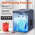 PSZ6D Automatic Ice Maker-Home & Outdoor Camping Ice Maker with Bullet Ice Technology. 12kg/day capacity, PVC material (BPA-free), touch-sensitive buttons, instant ice production, coffee ice cubes Doba