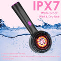 3 In 1 Red Light Scalp Massager Brush Cordless Hair Oil Applicator Massage Comb with 3 Modes Rechargeable IPX7 Waterproof Doba