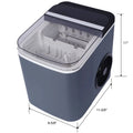 Ice Maker Countertop, Portable Ice Machine, Self-Cleaning Ice Makers with Basket and Scoop, 9 Cubes in 6 Mins, 26 lbs per Day, Ideal for Home, Kitchen,ETL and FDA certificate. Doba