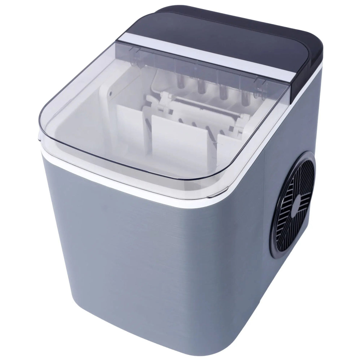 Portable Ice Machine, Self-Cleaning Ice Makers Ice Maker Countertop with Basket and Scoop, 9 Cubes in 6 Mins, 26 lbs per Day, Ideal for Home, Kitchen,ETL and FDA certificate Doba