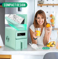 PSZBJ-K12G  Automatic Ice Maker-50lbs/day capacity, 6-8 minute ice production, 9 pieces per batch. Features: 2-liter PVC ice tray (BPA-free), self-cleaning design, coffee-grade ice cubes, touch-sensit Doba