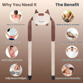 Human-Like Neck Massager With Heat Cordless Neck Massager for Pain Relief Deep Tissue Shiatsu Massager for for Neck Shoulders Back Legs Doba