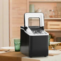 26lbs/24h Portable Countertop Ice Maker Machine with Scoop Doba