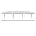 10'x30' Outdoor Party Tent with 8 Removable Sidewalls, Waterproof Canopy Patio Wedding Gazebo, White (self-pickup ONLY) Doba
