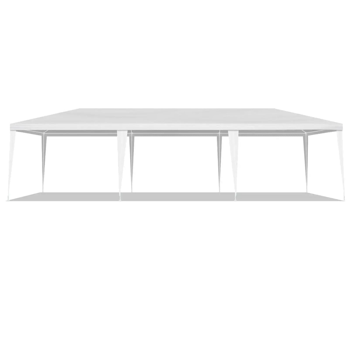 10'x30' Outdoor Party Tent with 8 Removable Sidewalls, Waterproof Canopy Patio Wedding Gazebo, White (self-pickup ONLY) Doba