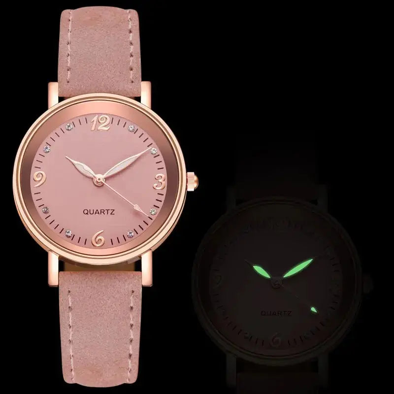 Glow In The Dark Watch Women Belt Casual Fashion Doba