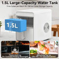 PSZBJ-K12   Automatic Ice Maker-Blue Storage Ice for Outdoor Camping. Features: 12kg/day capacity, PVC material (BPA-free), touch controls, quick ice-making, coffee ice cubes, car-friendly des Doba