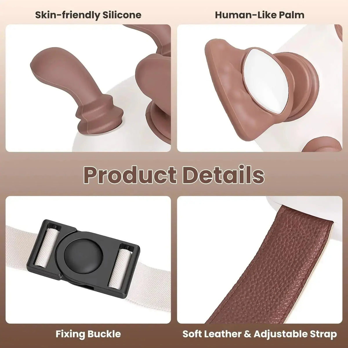 Human-Like Neck Massager With Heat Cordless Neck Massager for Pain Relief Deep Tissue Shiatsu Massager for for Neck Shoulders Back Legs Doba