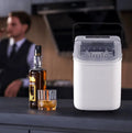 PSZ6Y10 Home Ice Maker-Outdoor Camping Ice Production 12kg/day bullet ice maker-PVC BPA-free, quick ice production. Coffee ice cubes, car fridge compatible. Alcohol ice maker with a Doba