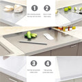 XXL 304 Stainless Steel Cutting Board  Anti-Slip & Mildew-Proof! No More Moldy Wooden Boards | Heavy-Duty & Food-Safe, Easy to Clean – Chop Meat, Knead Dough, Bake Prep All-in-One | Must-Have for Home Doba