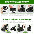 21V Electric Weed Edger Cordless String Trimmer Grass Mower Eater Bush Cutter with 16800RPM 2x 3000mAh Batteries 3.6-4.6FT Length 90° Rotatable Angle Saw Blade Steel Blade String Blade GPCT5290 Doba