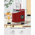 Mini Portable Electric Ice Maker Machine with Ice Scoop Doba