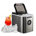 Countertop Ice Maker with 9 Bullet Ice in 7 Mins, Portable Ice Machine with Ice Scoop and Basket , 26.5lbs/24H, Self-Cleaning,Stainless,for Home Office Bar Party Doba