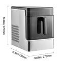 Countertop Ice Maker, 32 Cubes Ready in 15 Mins, 46lbs in 24Hrs, Self-Cleaning Portable Ice Maker with Convenient Ice Transfer, Ice Machine with 3 Sizes Ice Cube for Home Kitchen Office Party Doba