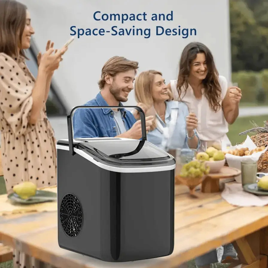 PSZ6Y10  Home Ice Maker-Outdoor Camping Ice Production 12kg/day bullet ice maker-PVC BPA-free, quick ice production. Coffee ice cubes, car fridge compatible. Alcohol ice maker with a Doba