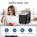 PSZ6Y10  Home Ice Maker-Outdoor Camping Ice Production 12kg/day bullet ice maker-PVC BPA-free, quick ice production. Coffee ice cubes, car fridge compatible. Alcohol ice maker with a Doba