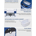 Mini Portable Electric Ice Maker Machine with Ice Scoop Doba
