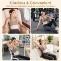 EMS Lower Back Massager Heating Pad Cordless Heating Pad for Back Belly Waist with Remote Magnetic Host 8 Modes 19 Intensity Levels 3 Heating Levels Doba