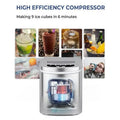 Mini Portable Electric Ice Maker Machine with Ice Scoop Doba