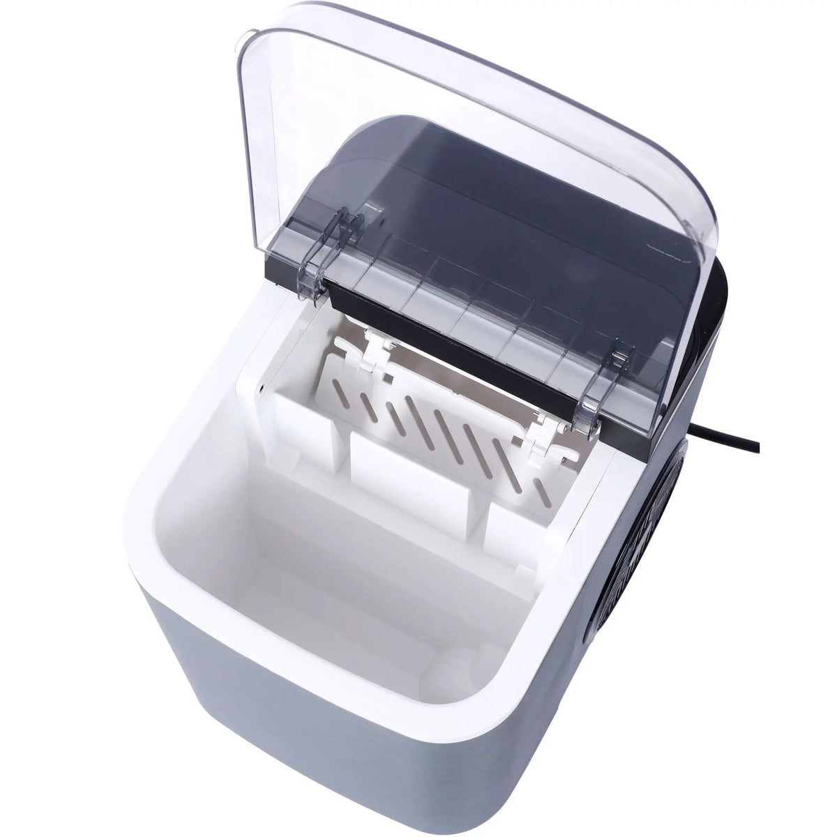 Portable Ice Machine, Self-Cleaning Ice Makers Ice Maker Countertop with Basket and Scoop, 9 Cubes in 6 Mins, 26 lbs per Day, Ideal for Home, Kitchen,ETL and FDA certificate Doba