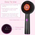 3 In 1 Red Light Scalp Massager Brush Cordless Hair Oil Applicator Massage Comb with 3 Modes Rechargeable IPX7 Waterproof Doba