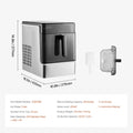 Countertop Ice Maker, 32 Cubes Ready in 15 Mins, 46lbs in 24Hrs, Self-Cleaning Portable Ice Maker with Convenient Ice Transfer, Ice Machine with 3 Sizes Ice Cube for Home Kitchen Office Party Doba