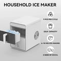PSZBJ-K12  Automatic Ice Maker-Blue Storage Ice for Outdoor Camping. Features: 12kg/day capacity, PVC material (BPA-free), touch controls, quick ice-making, coffee ice cubes, car-friendly design, Doba