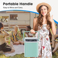 Countertop Ice Maker with Handle, 26lbs/24H Portable Ice Machine, 9 Bullet Ice Cubes Ready in 6 Mins, Self-Cleaning, Quiet Compact Ice Maker for Home, Kitchen, RV, Camping Doba