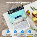 Countertop Ice Maker with Handle, 26lbs/24H Portable Ice Machine, 9 Bullet Ice Cubes Ready in 6 Mins, Self-Cleaning, Quiet Compact Ice Maker for Home, Kitchen, RV, Camping Doba