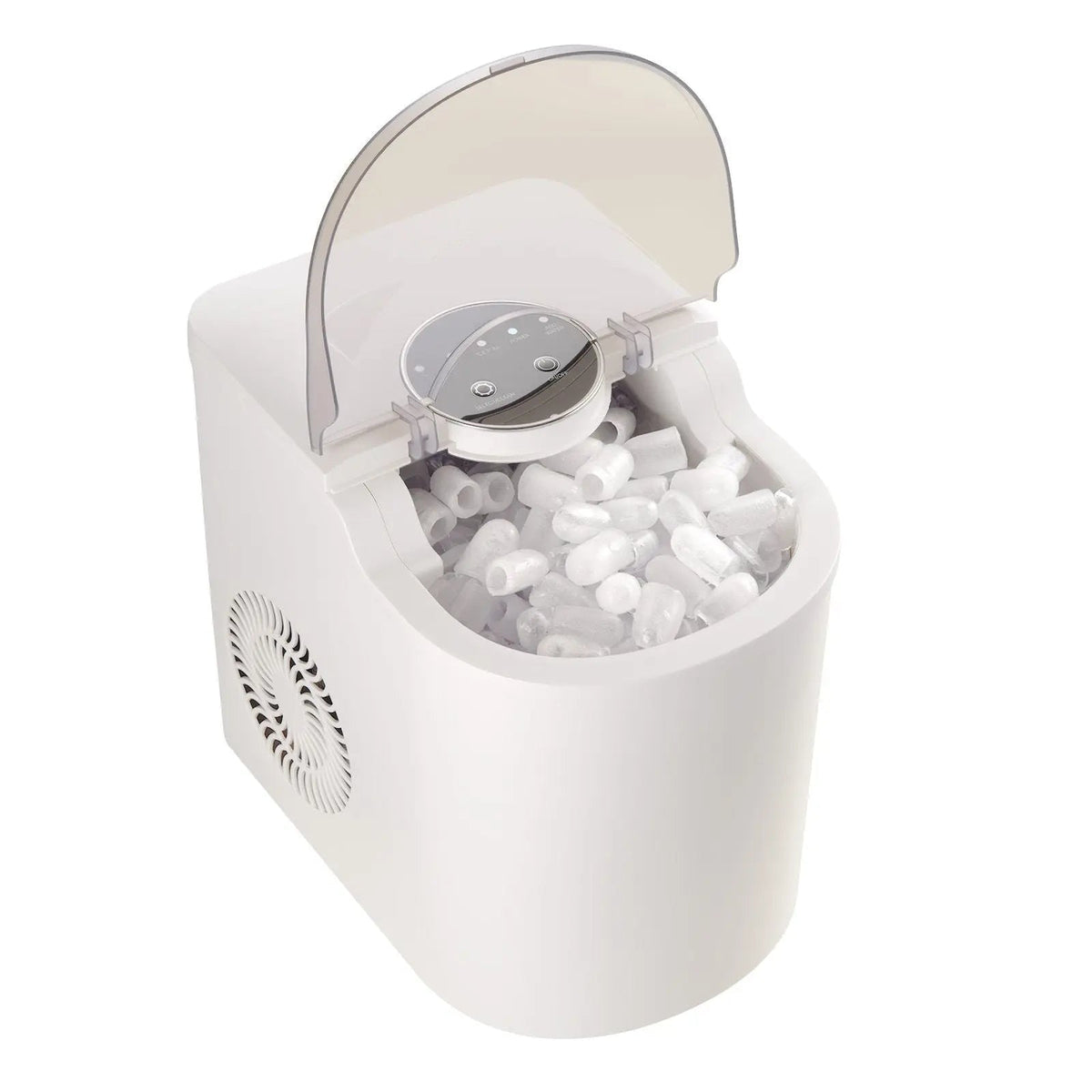 Countertop Ice Maker, 7 Cubes Ready in 6 Mins, 26 lbs per Day, Self-Cleaning Portable Machine with Ice Scoop, Ice-Making Machine with 2 Sizes Bullet Ices for Home, Kitchen, Office, Bar & Party Doba